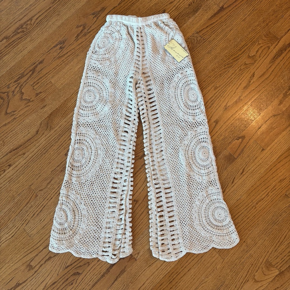 Vintage Havana Knit Pants in Cream